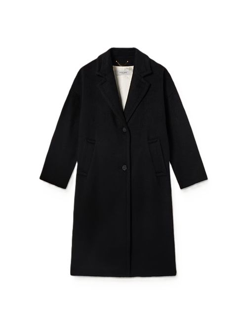 Cappotto monopetto cocoon di colore nero Golden Goose | GWP02275.P001973.90100BLACK